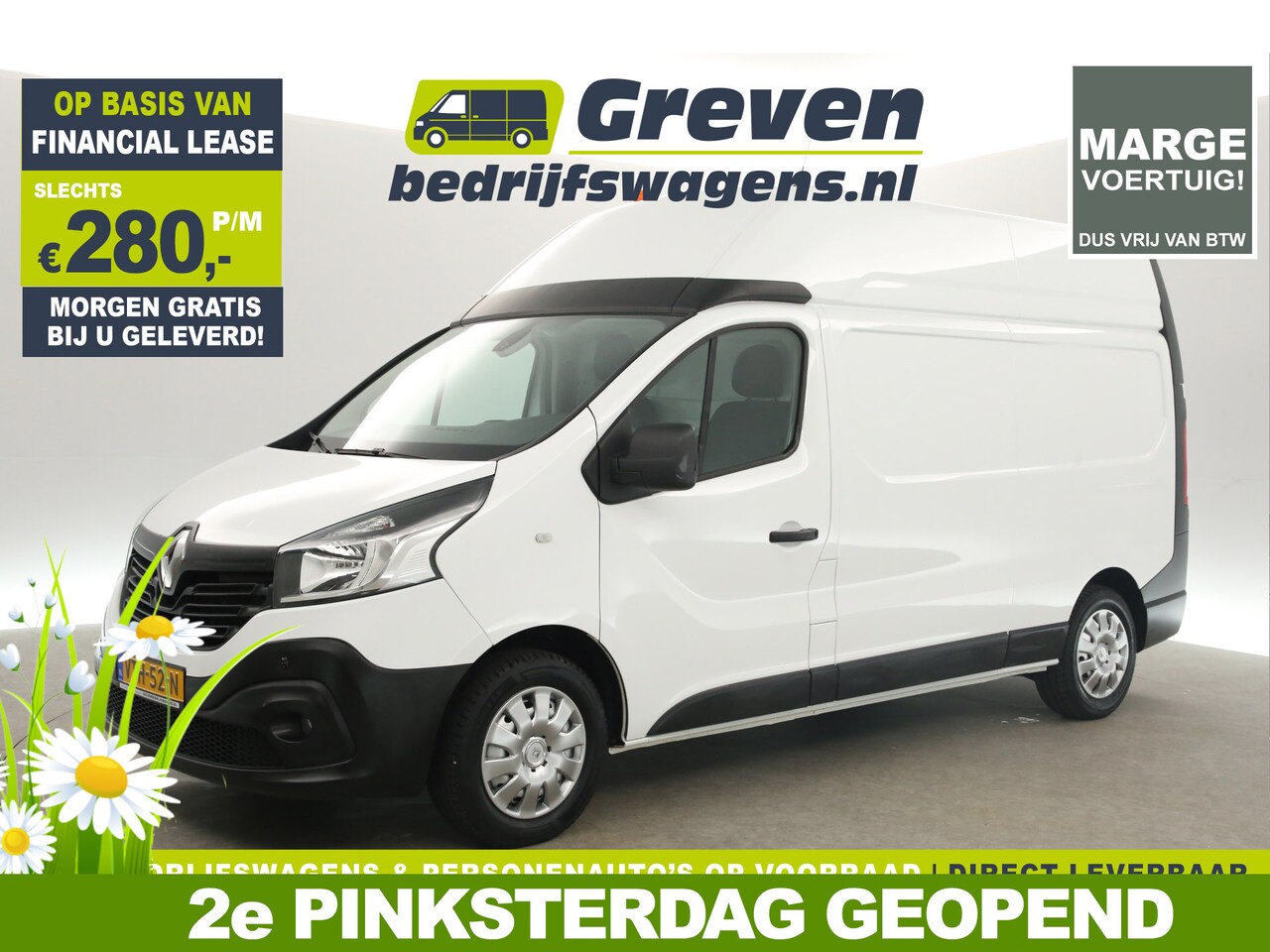 Renault Trafic - 1.6 dCi T29 L2H2 | MARGE! | BPM VRIJ | Camper Ombouw | Airco Parkeersensoren Elektrpakket - AutoWereld.nl