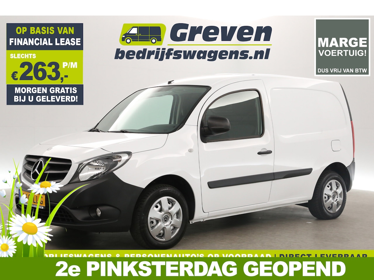 Mercedes-Benz Citan - 108 CDI L1H1 Marge Airco Elektr-Ramen Schuifdeur - AutoWereld.nl