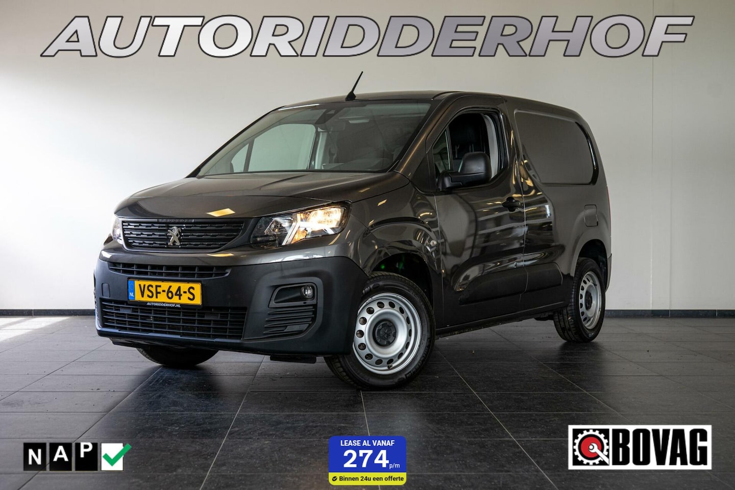 Peugeot Partner - bestel 1.5 BlueHDI 130PK Premium Automaat - AutoWereld.nl