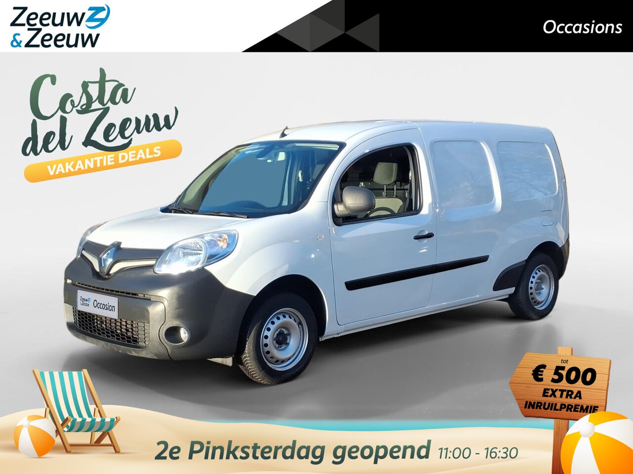 Renault Kangoo - 1.5 Blue dCi 115 Comfort Maxi Airco | Navigatie | Dealeronderhouden - AutoWereld.nl