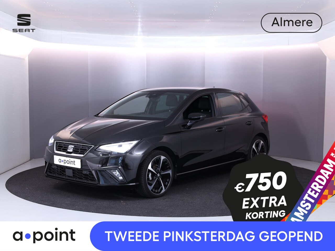 Seat Ibiza - 1.0 EcoTSI FR 95pk | Navigatie | Parkeersensoren | Achteruitrijcamera | Cruise control | S - AutoWereld.nl