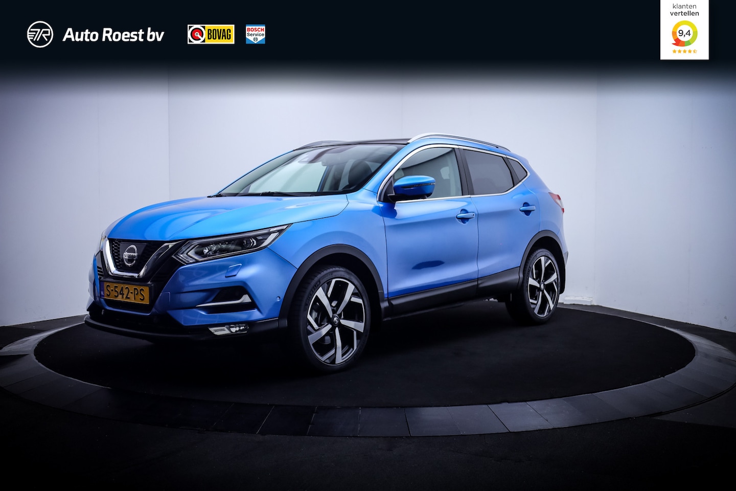 Nissan Qashqai - 1.2 Tekna FULL LED | 360 CAM | PANO | STOELVERW | TREKHAAK | NAVI | BLINDSPOT | LANE ASSIS - AutoWereld.nl
