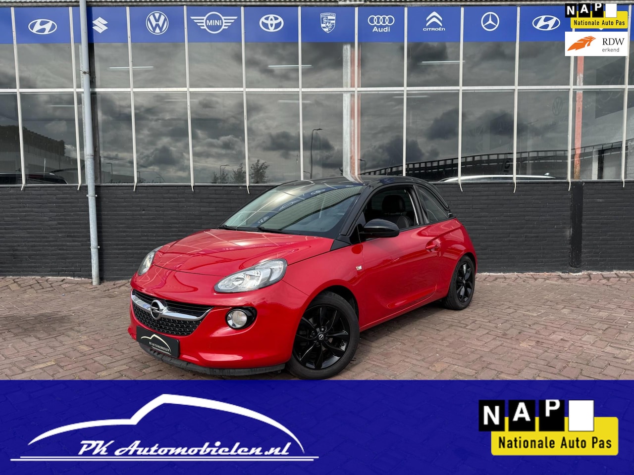 Opel ADAM - 1.2 Black Jack Edition **CARPLAY + CRUISE + PDC** - AutoWereld.nl