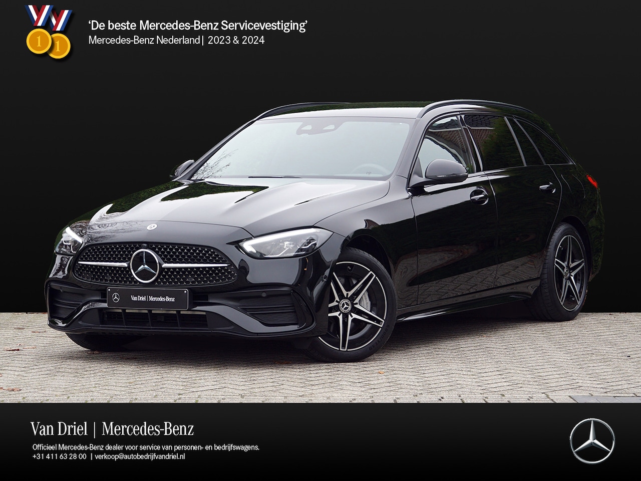 Mercedes-Benz C-klasse Estate - C 300 e Estate AMG Line Night | Trekhaak Distronic Sfeerverlichting Akoestich - AutoWereld.nl