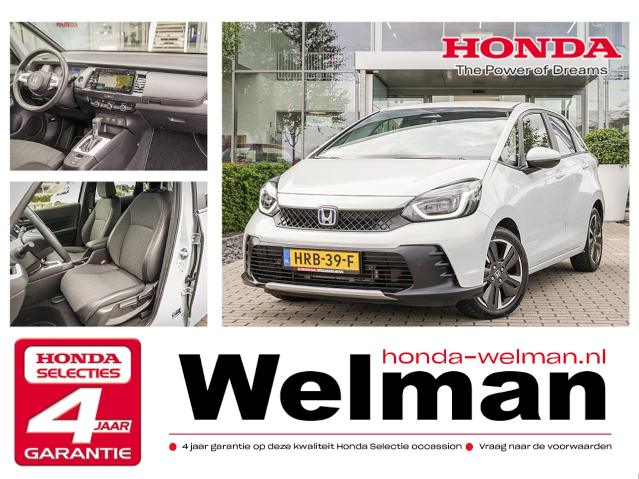 Honda Jazz - 1.5i e:HEV ADVANCE - FULL HYBRID - ALL WEATHERS - DESIGN PACK - AutoWereld.nl