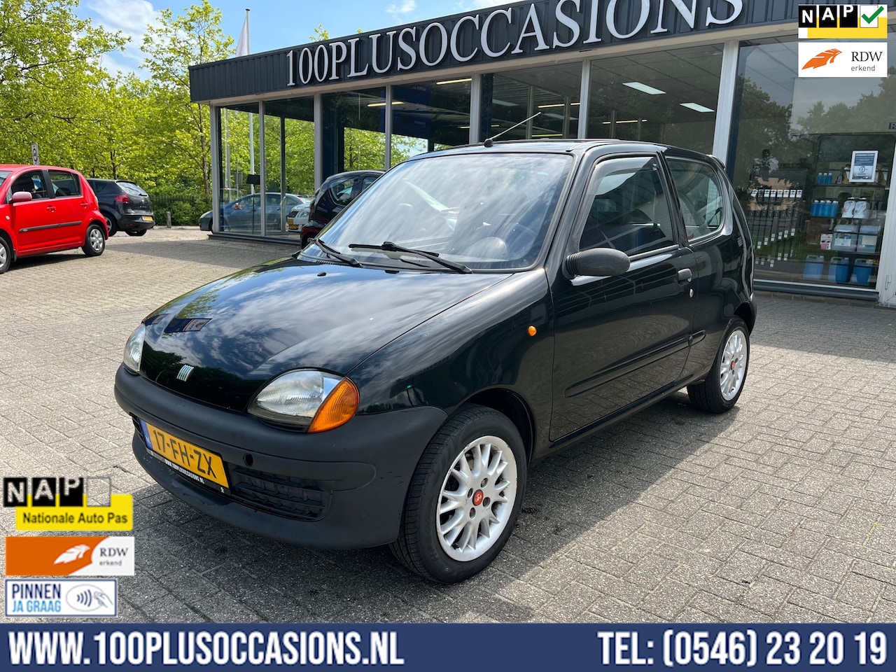 Fiat Seicento - 1100 ie Young | Dakraam | Zeer zuinig en goedkoop rijden - AutoWereld.nl
