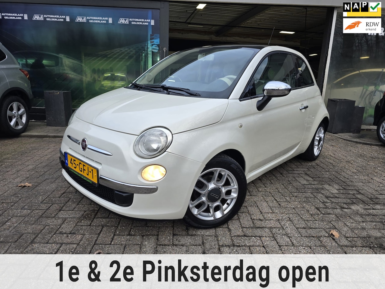Fiat 500 - 1.2 Lounge | 2E EIGENAAR | 12MND GARANTIE | PANO DAK | AIRCO | LMV | - AutoWereld.nl