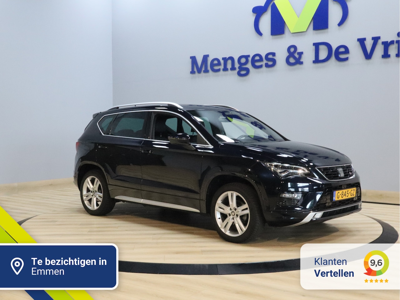 Seat Ateca - 1.5 TSI FR Business Intense Airco ECC | 360 Camera | Adaptive Cruise | Trekhaak | Apple Ca - AutoWereld.nl