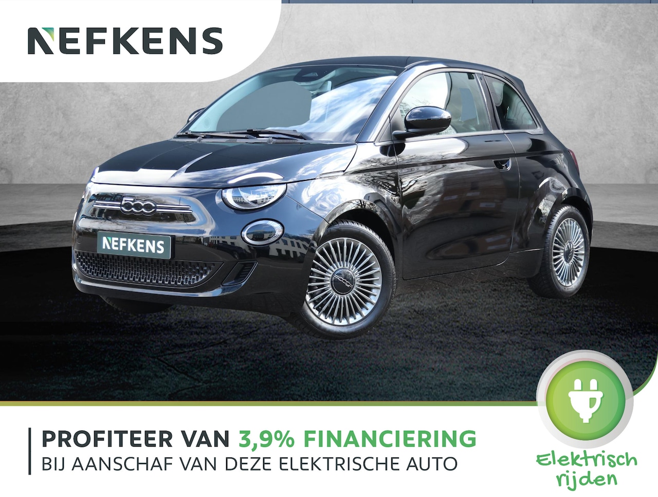 Fiat 500 - Icon 42kWh | FASE 3 | 1ste eigenaar | Accu 97% | Climate | Navigatie | Cruise Control - AutoWereld.nl