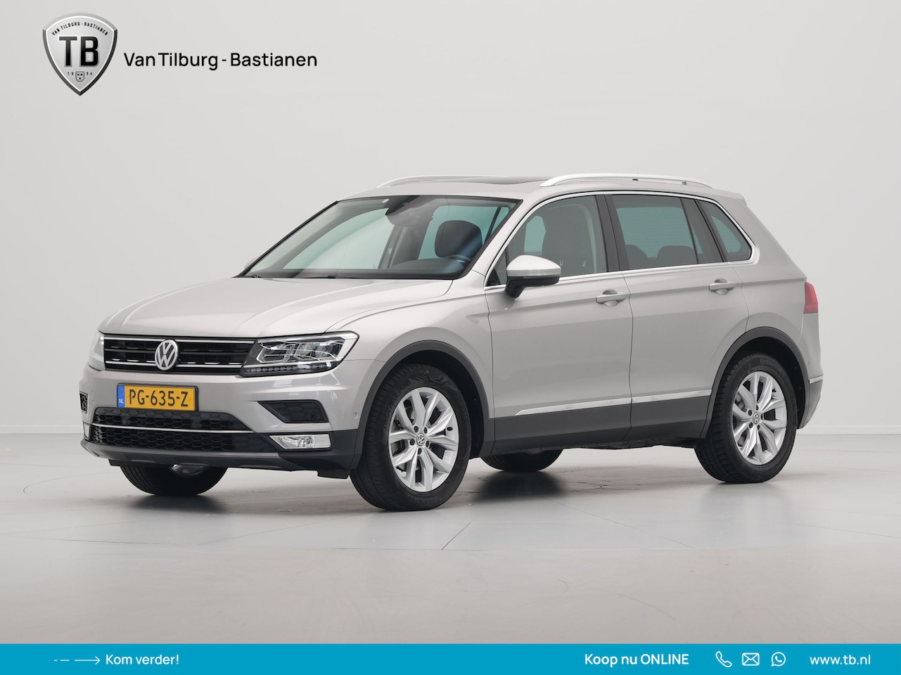 Volkswagen Tiguan - 1.4 TSI ACT 150pk DSG Highline Panorama Navigatie Camera Acc Sideassist Stoelmemory - AutoWereld.nl
