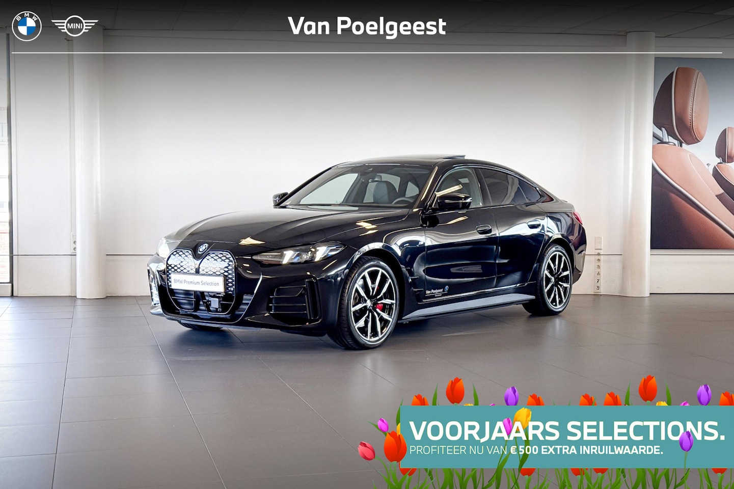 BMW i4 - eDrive40 | M Sport | Stoelverwarming | Glazen Schuif-/kanteldak | Achteruitrijcamera | Sel - AutoWereld.nl