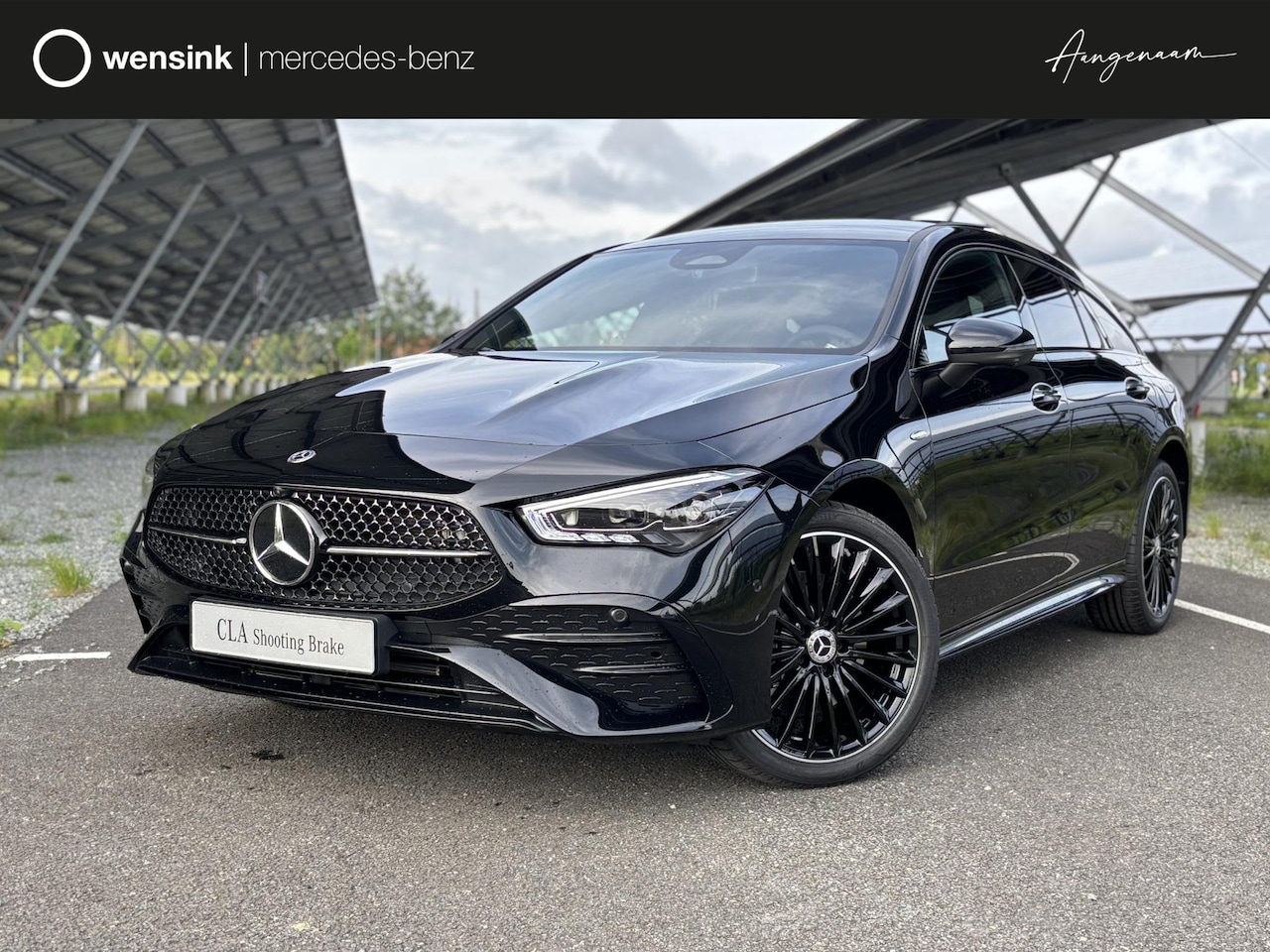Mercedes-Benz CLA-klasse Shooting Brake - 250 e Business Solution AMG | Night | Panoramadak | 360 camera | Sfeerverlichting | Apple - AutoWereld.nl