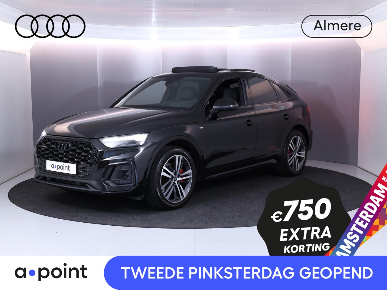 Audi Q5 Sportback - 55 TFSI e S edition quattro 367 pk Automaat S-tronic | Navigatie | Panoramadak | Parkeerse - AutoWereld.nl