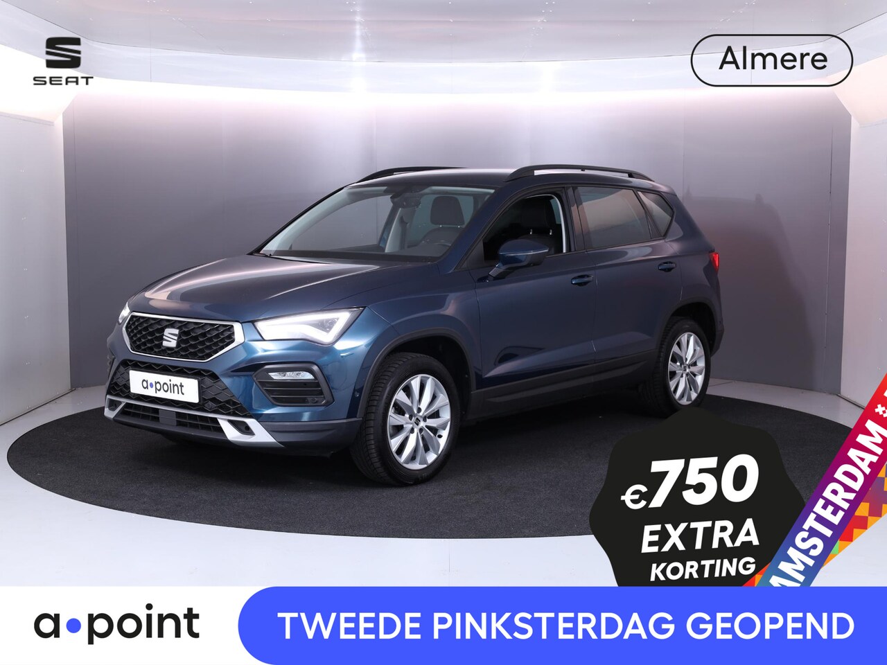 Seat Ateca - 1.5 TSI Style Business Intense 150 pk Automaat (DSG) | Verlengde garantie | Navigatie | Pa - AutoWereld.nl