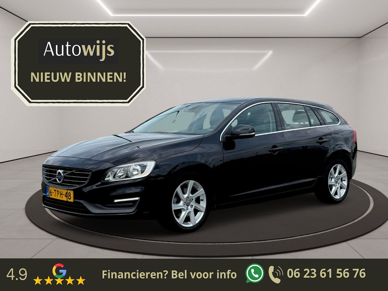 Volvo V60 - 1.6 T3 Momentum|NL AUTO|AUT|Goed onderhouden|NAP|Navi - AutoWereld.nl