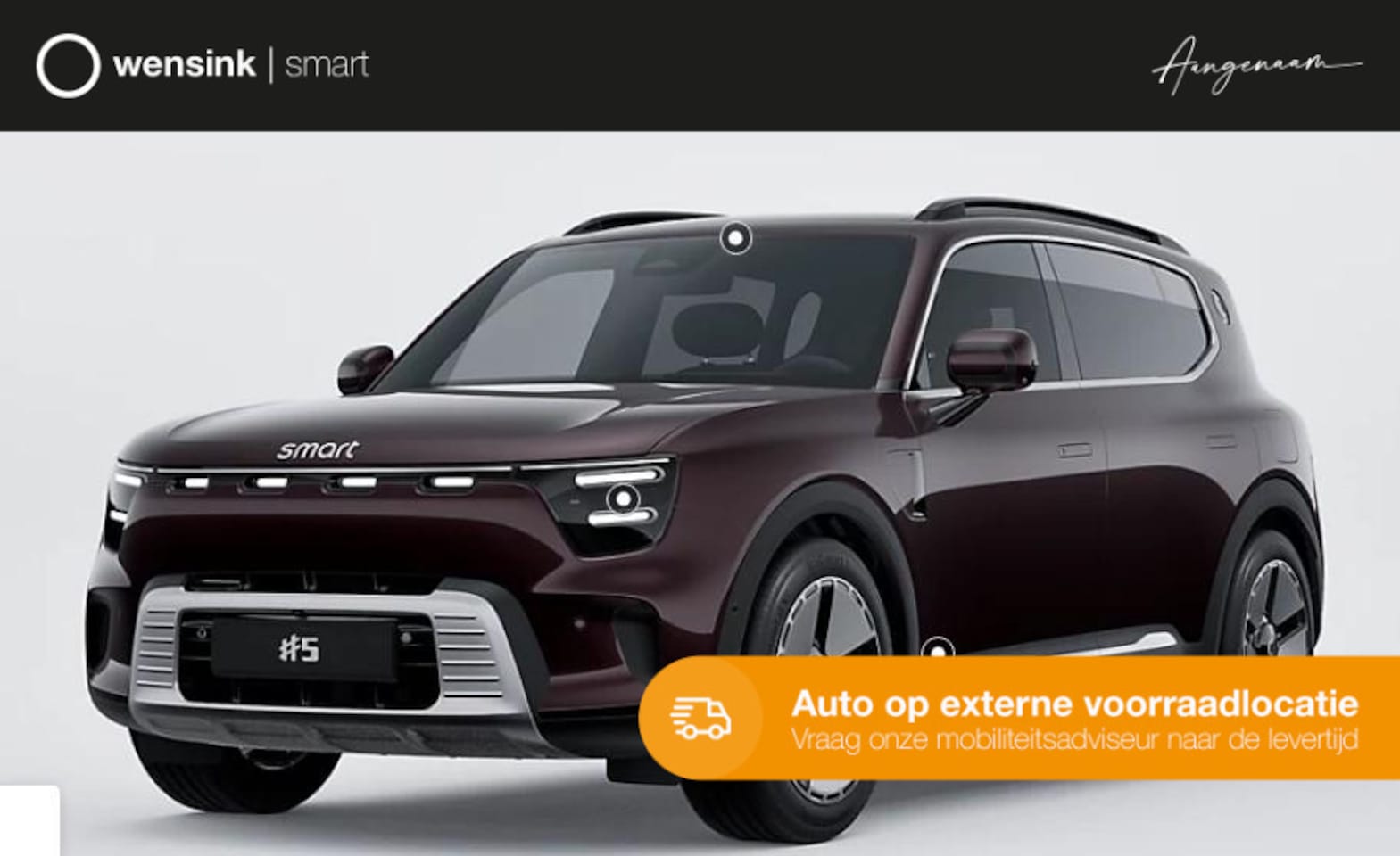 Smart #5 - Premium 100 kWh | Leverbaar augustus 2025 | Smart Drive Pilot | Sennheiser Sound | Display - AutoWereld.nl