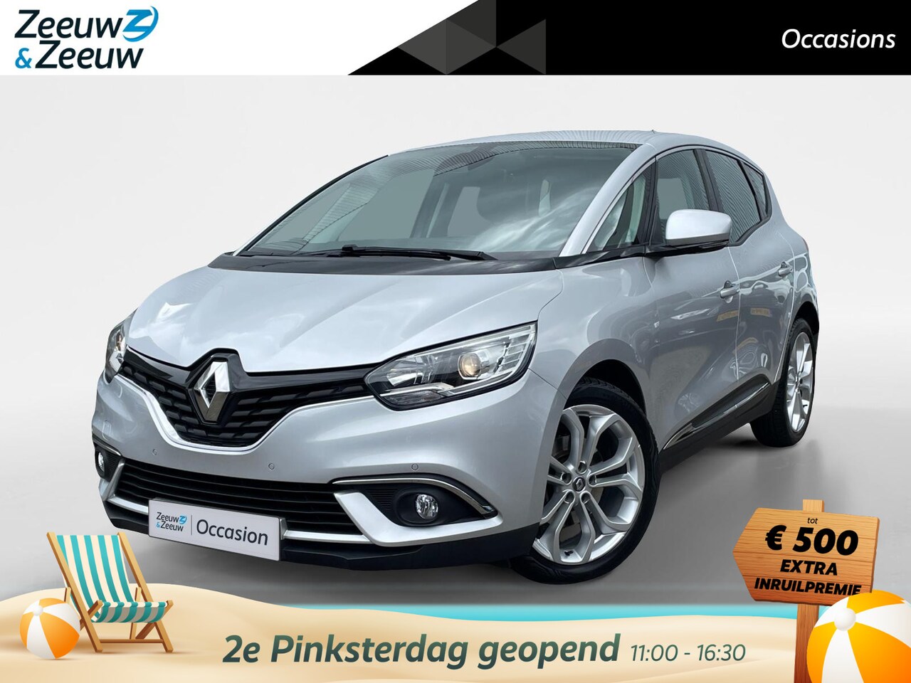 Renault Scénic - 1.2 TCe Zen | Climate Control | Cruise Control | Parkeersensoren | Bluetooth telefoonvoorb - AutoWereld.nl