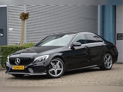 Mercedes-Benz C-klasse - 180 AMG-LINE | LED | LEDER | CAMERA | ALARM | STOELVERW | ENZ