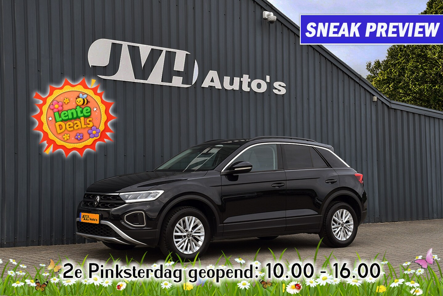 Volkswagen T-Roc - 1.5 TSi 150pk AUT/DSG Life 08-2022 (Nw.Model) | VirtualCP | PrG | LED | Cam - AutoWereld.nl
