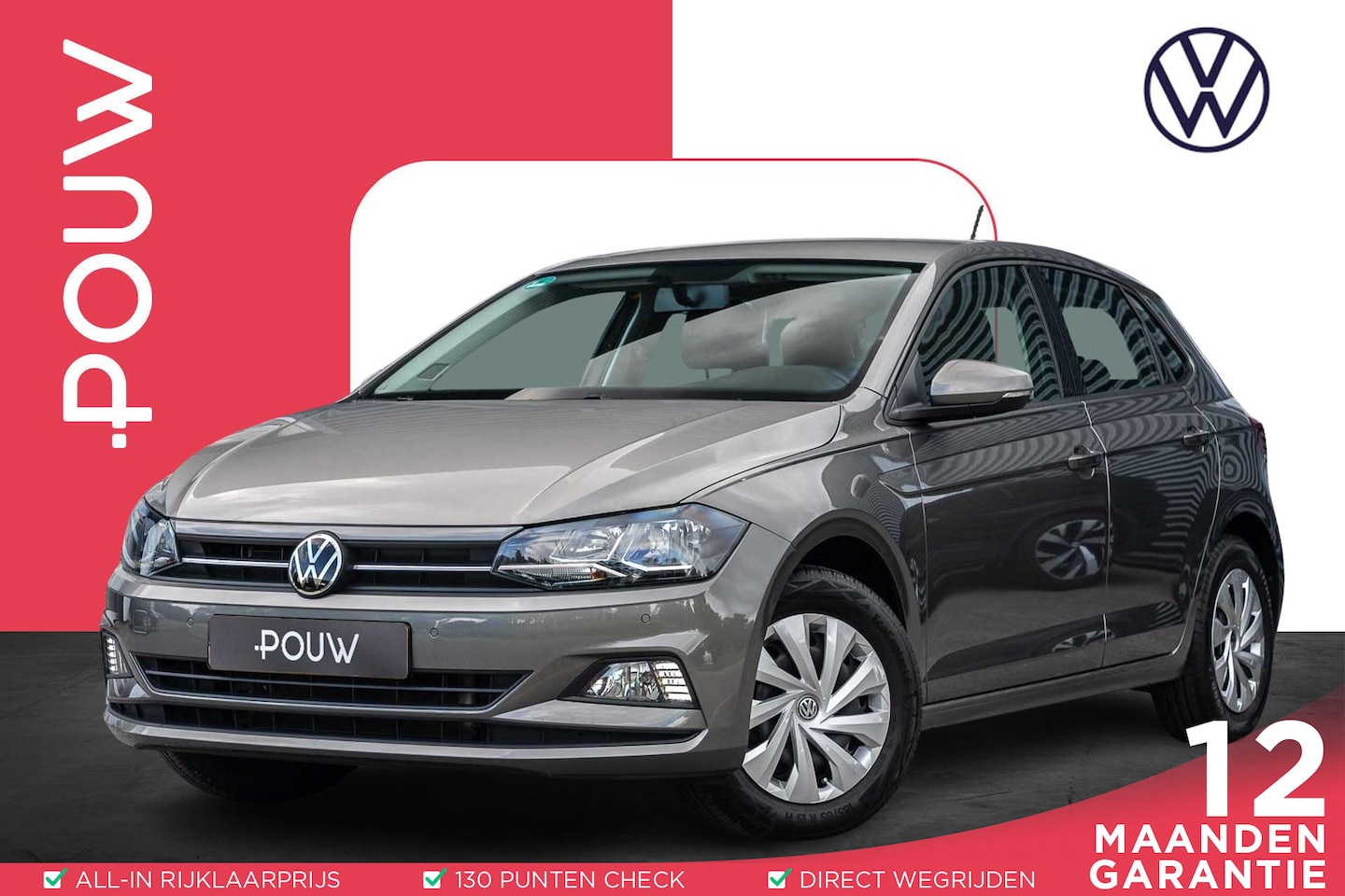 Volkswagen Polo - 1.0 TSI 95pk DSG7 Comfortline | Carplay & Android Auto | Parkeersensoren | Navigatie - AutoWereld.nl