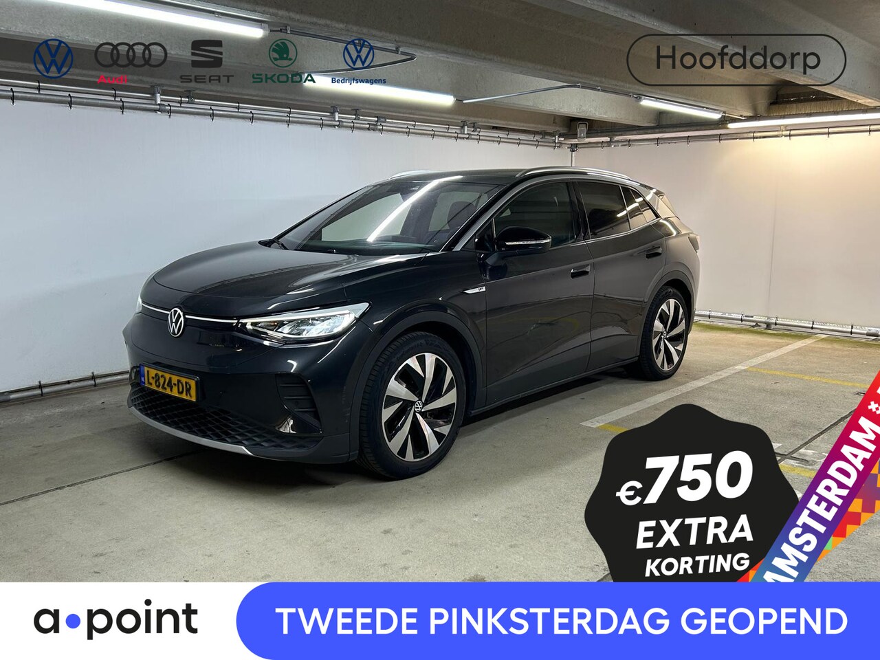 Volkswagen ID.4 - First 77 kWh 204 PK | Navigatie | Cruise control | 20" LM velgen | - AutoWereld.nl