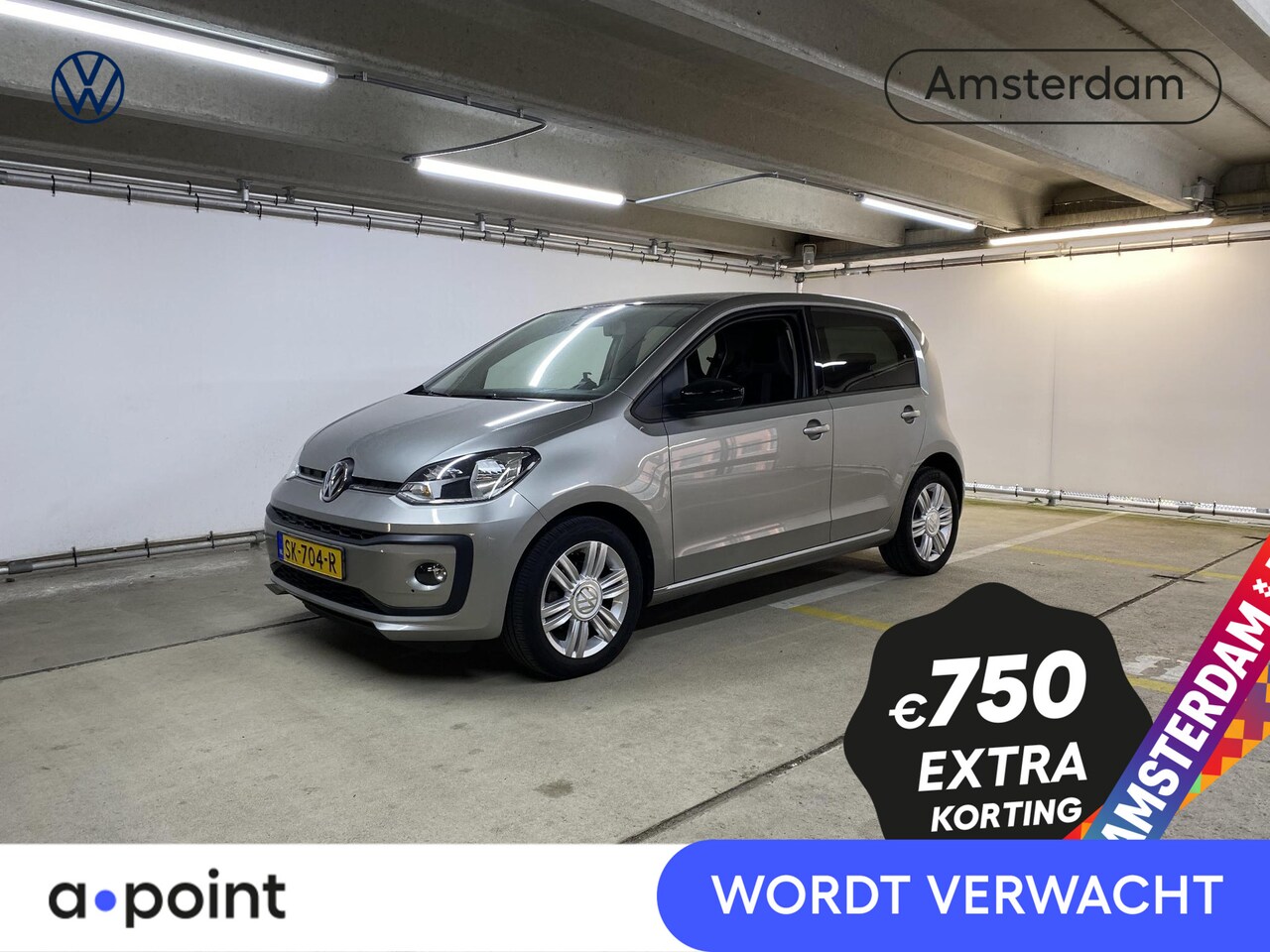 Volkswagen Up! - 1.0 BMT high up! 60 pk | Navigatie via App | Parkeersensoren achter | Cruise control | Ele - AutoWereld.nl