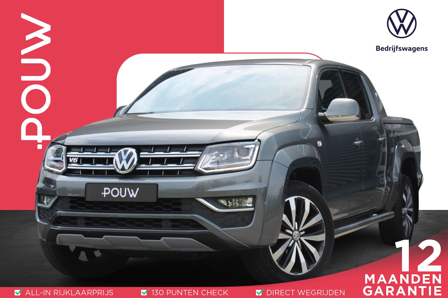 Volkswagen Amarok - 3.0 TDI 258pk 4Motion DC Aventura | Camera | Navigatie | LED | Lederen Bekleding - AutoWereld.nl