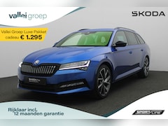 Skoda Superb Combi - 1.4 TSI 218 pk DSG iV Sportline Business | Geheugenstoelen | Navigatie Columbus | Adaptief