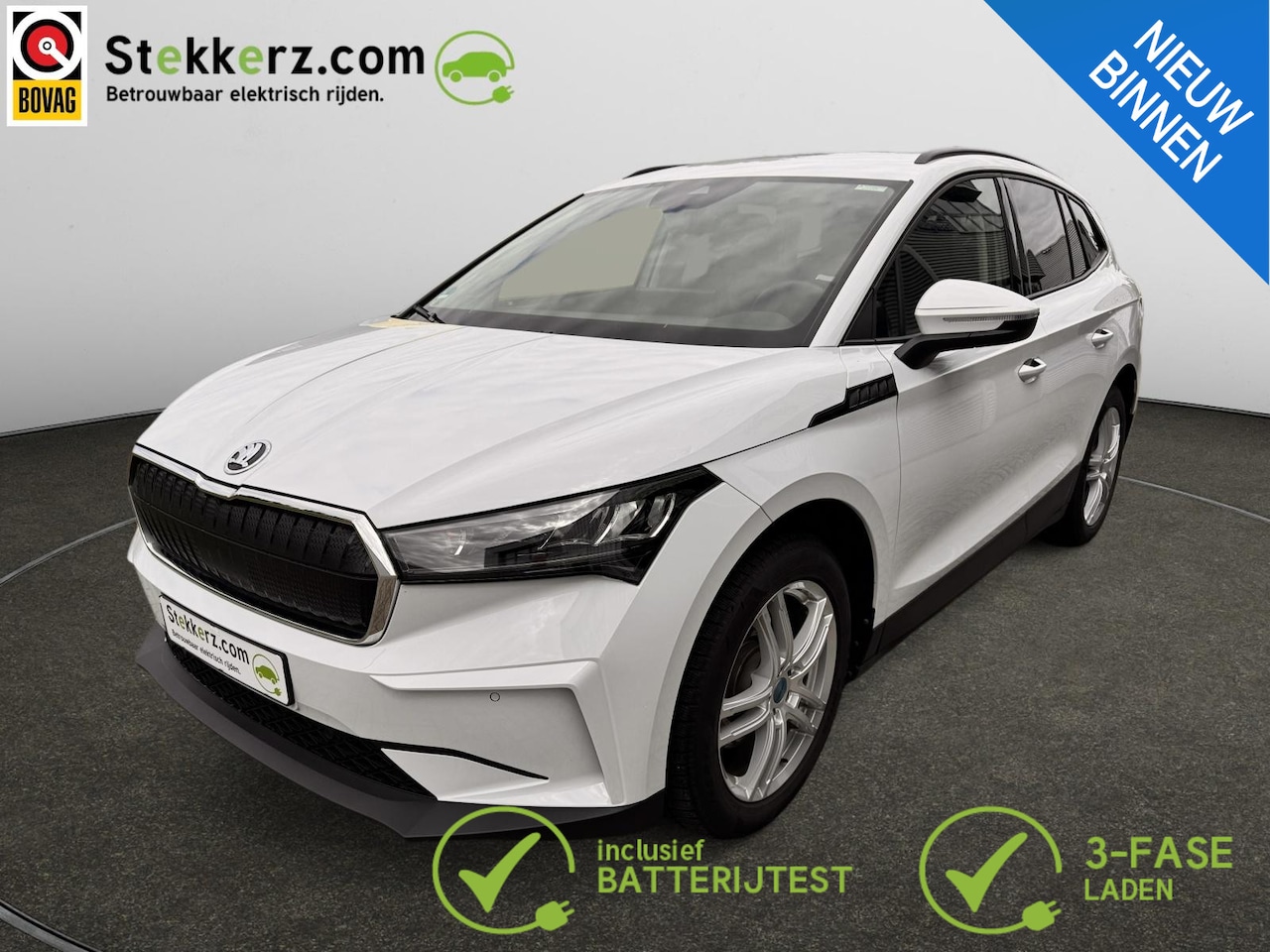 Skoda Enyaq iV - 60 Business Edition Extra set velgen/banden, SOH 96% - AutoWereld.nl