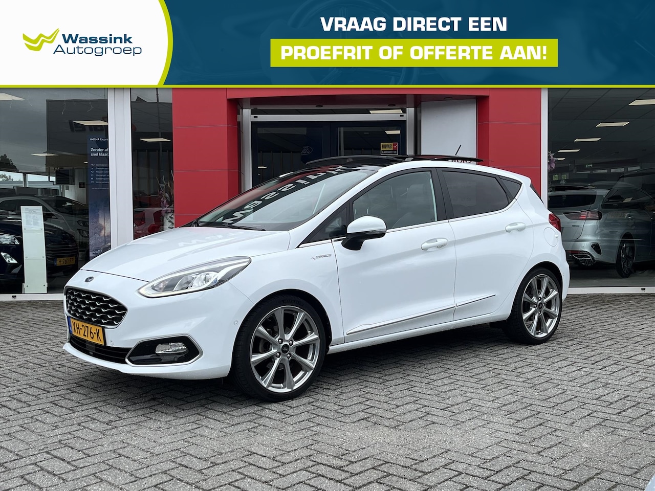 Ford Fiesta - 1.0 EcoBoost 125pk 5dr Vignale | Stoel/ Stuur verwarming | Voorruitverwarming | Panorama d - AutoWereld.nl