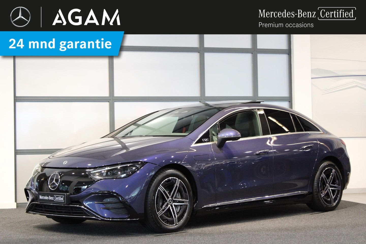 Mercedes-Benz EQE - Limousine 350 AMG-Line 89 kWh Panorama dak | Achterasbesturing - AutoWereld.nl