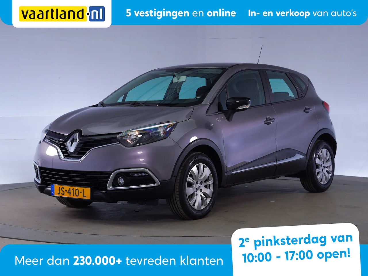 Renault Captur - 1.2 TCe Expression 120PK! Aut. [ Trekhaak Navi Cruise Control ] - AutoWereld.nl