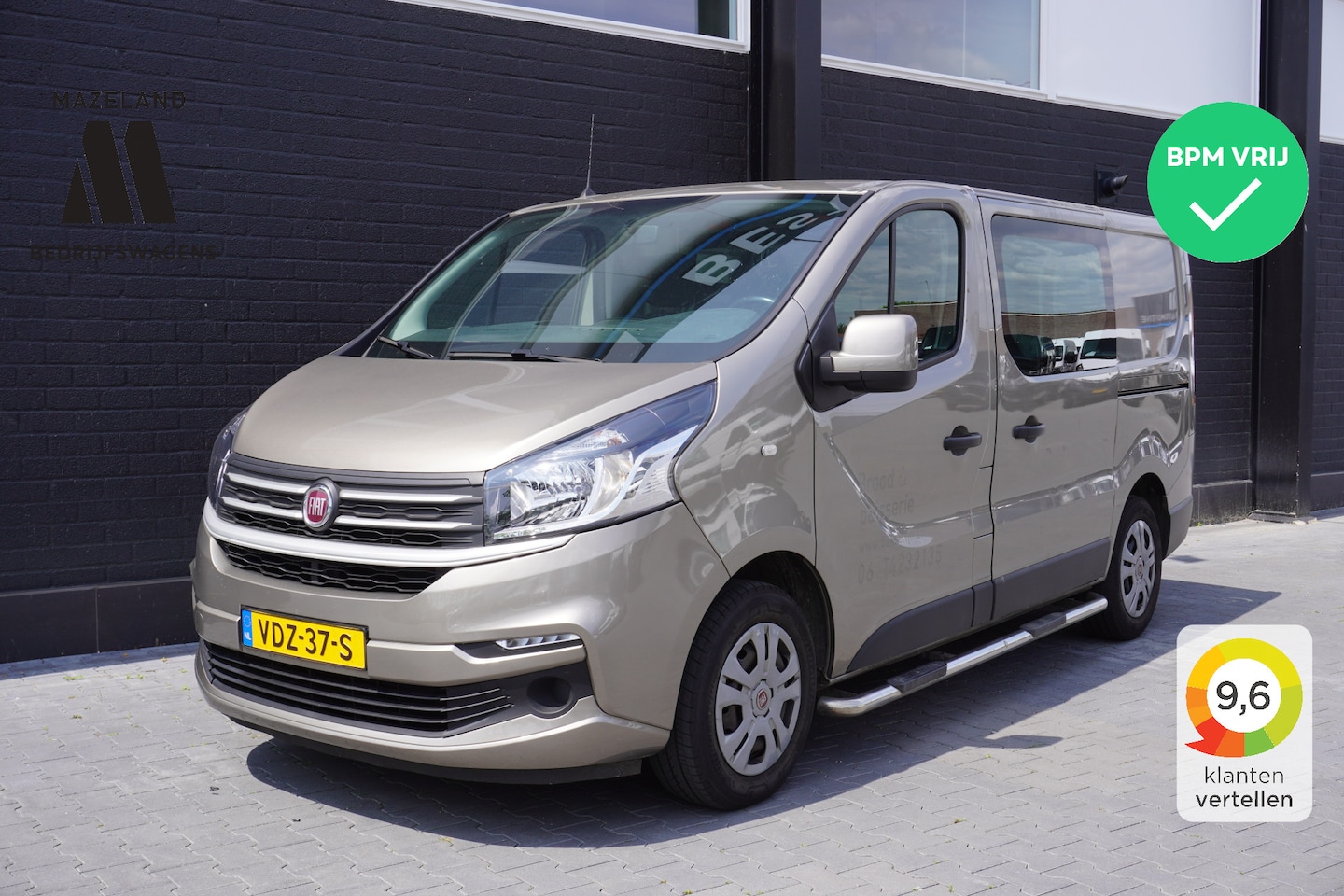 Fiat Talento - 2.0 MultiJet 120PK 2x Schuif EURO 6 - Airco - Navi - Cruise - € 11.950,- Excl. - AutoWereld.nl