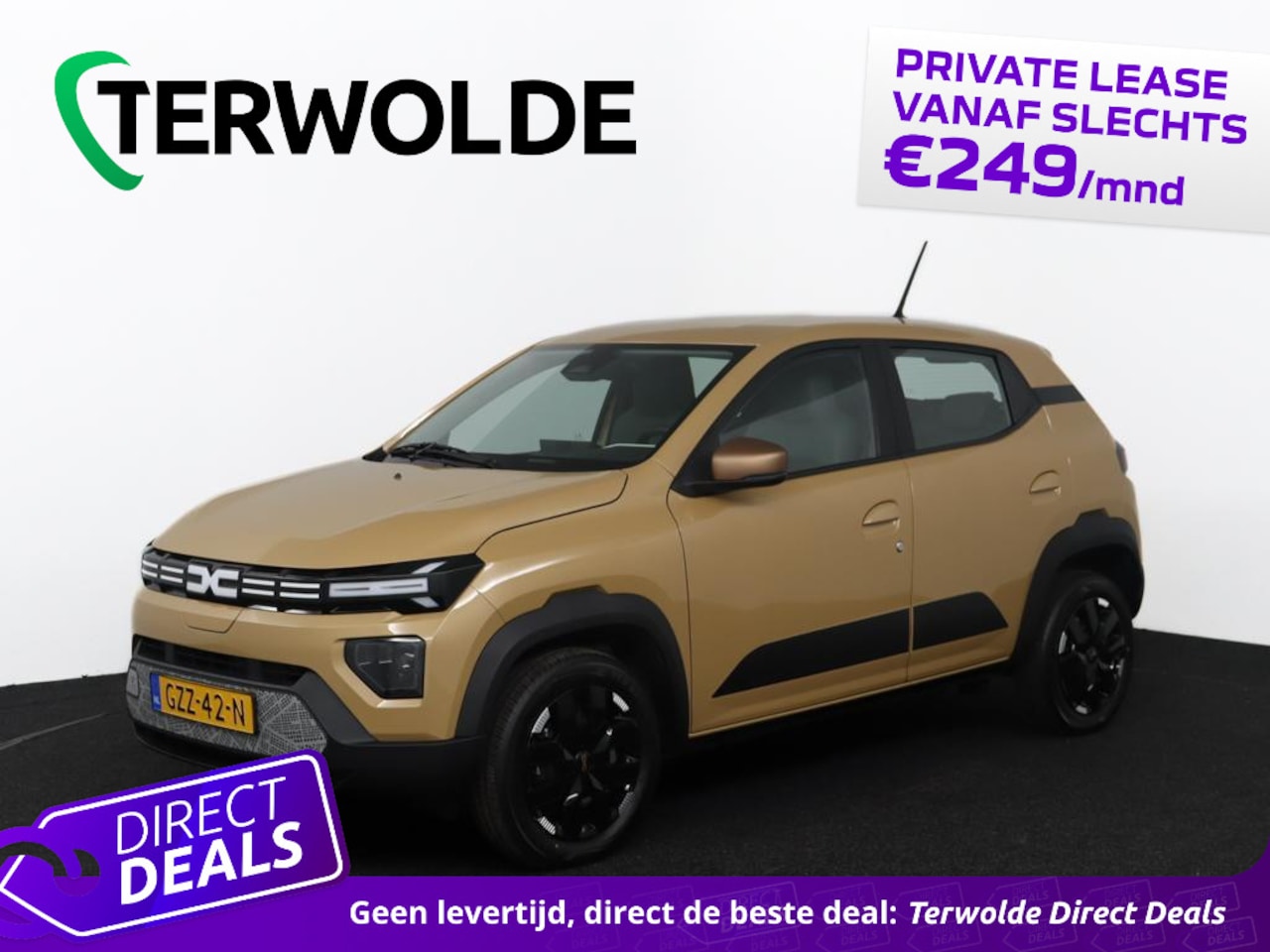 Dacia Spring - Extreme 65 26.8 kWh VA: € 279,- Private Lease Gratis thuisbezorgd ! - AutoWereld.nl