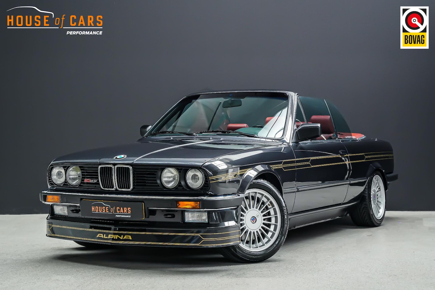 Alpina B3 - Bmw/alpina 2.7 |NR 191|collectors item|lederen bekleding|diamond schwarz|stoelverwarming| - AutoWereld.nl