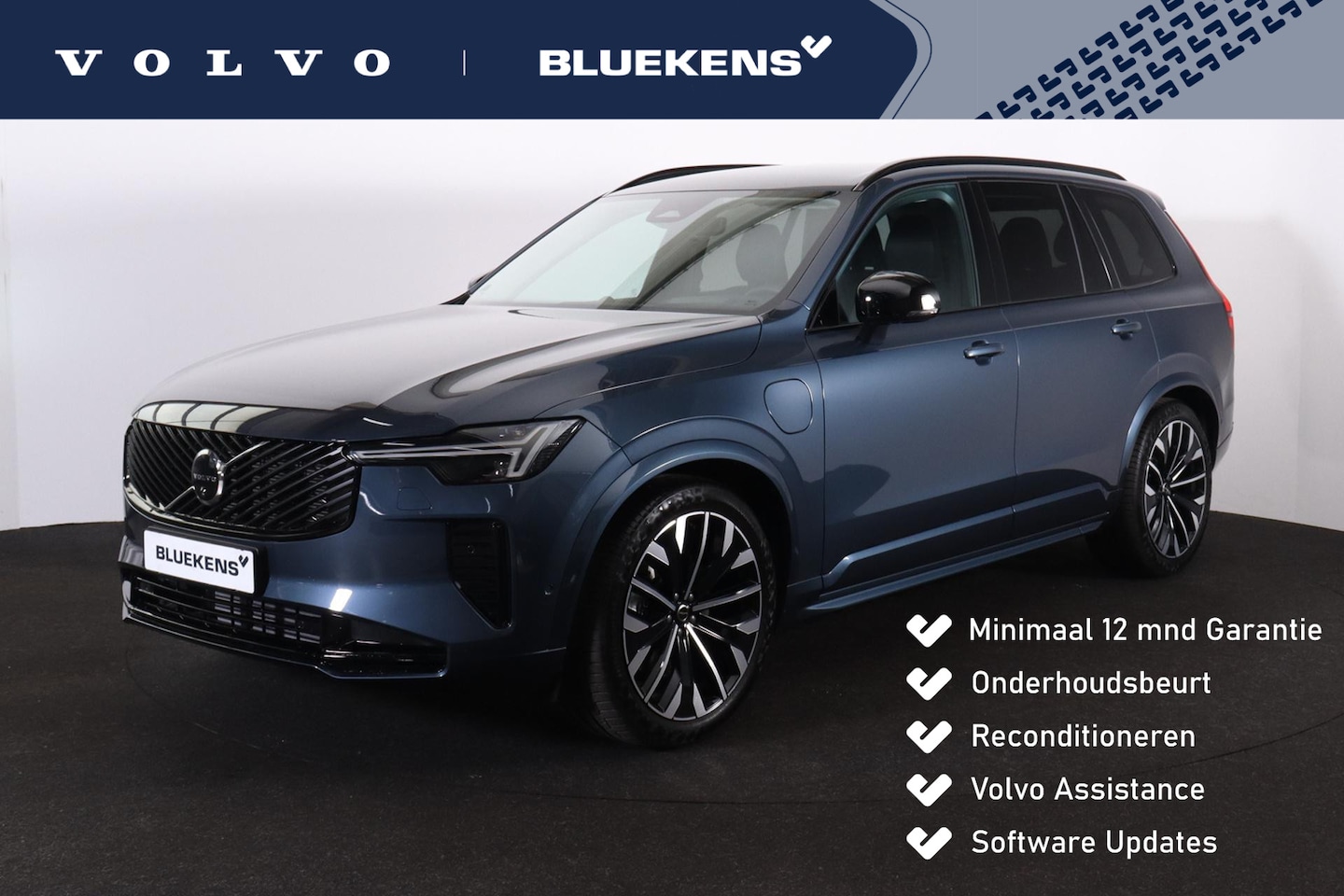 Volvo XC90 - T8 Recharge AWD Plus Dark - LONG RANGE - Luchtvering - IntelliSafe Assist & Surround - 360 - AutoWereld.nl