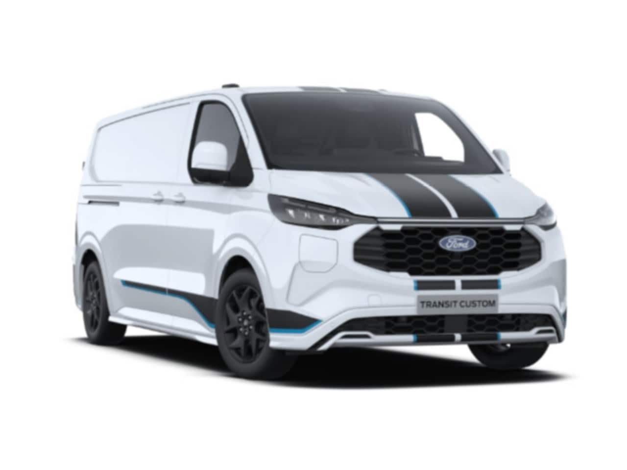 Ford Transit Custom - 320 2.5 PHEV L2H1 Sport | 1-fase laadkabel mode 3 16A, 10 meter (PHEV) | 6 B&O speakers | - AutoWereld.nl