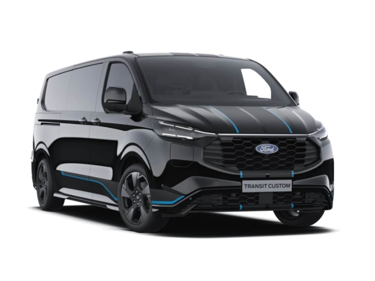 Ford Transit Custom - 320 2.5 PHEV L2H1 Sport | 1-fase laadkabel mode 3 16A, 10 meter (PHEV) | 19 inch lichtmeta - AutoWereld.nl