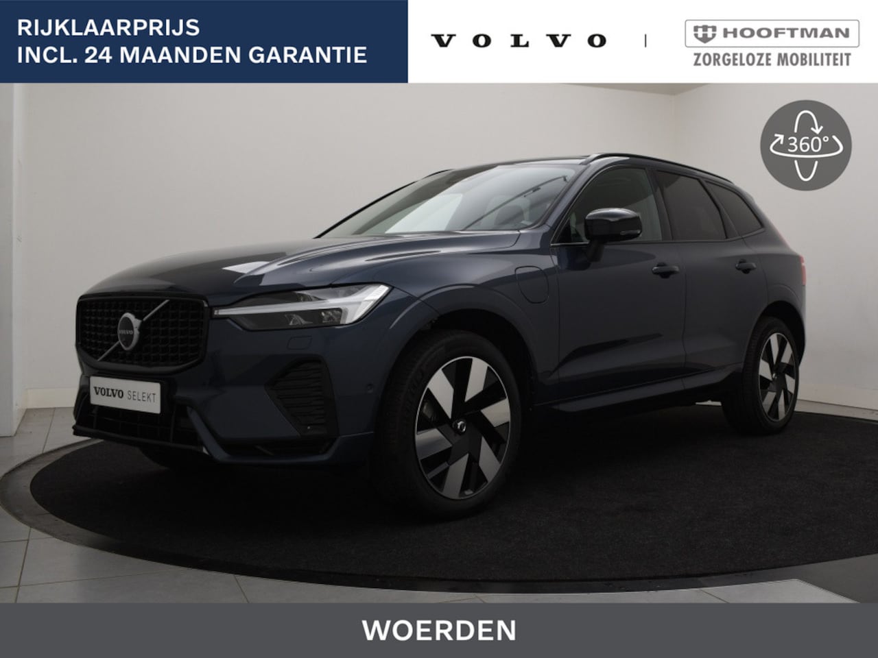 Volvo XC60 - T8 PLUG-IN HYBRID LONG RANGE PLUS DARK 360GR CAM SCHUIFDAK HARMA - AutoWereld.nl