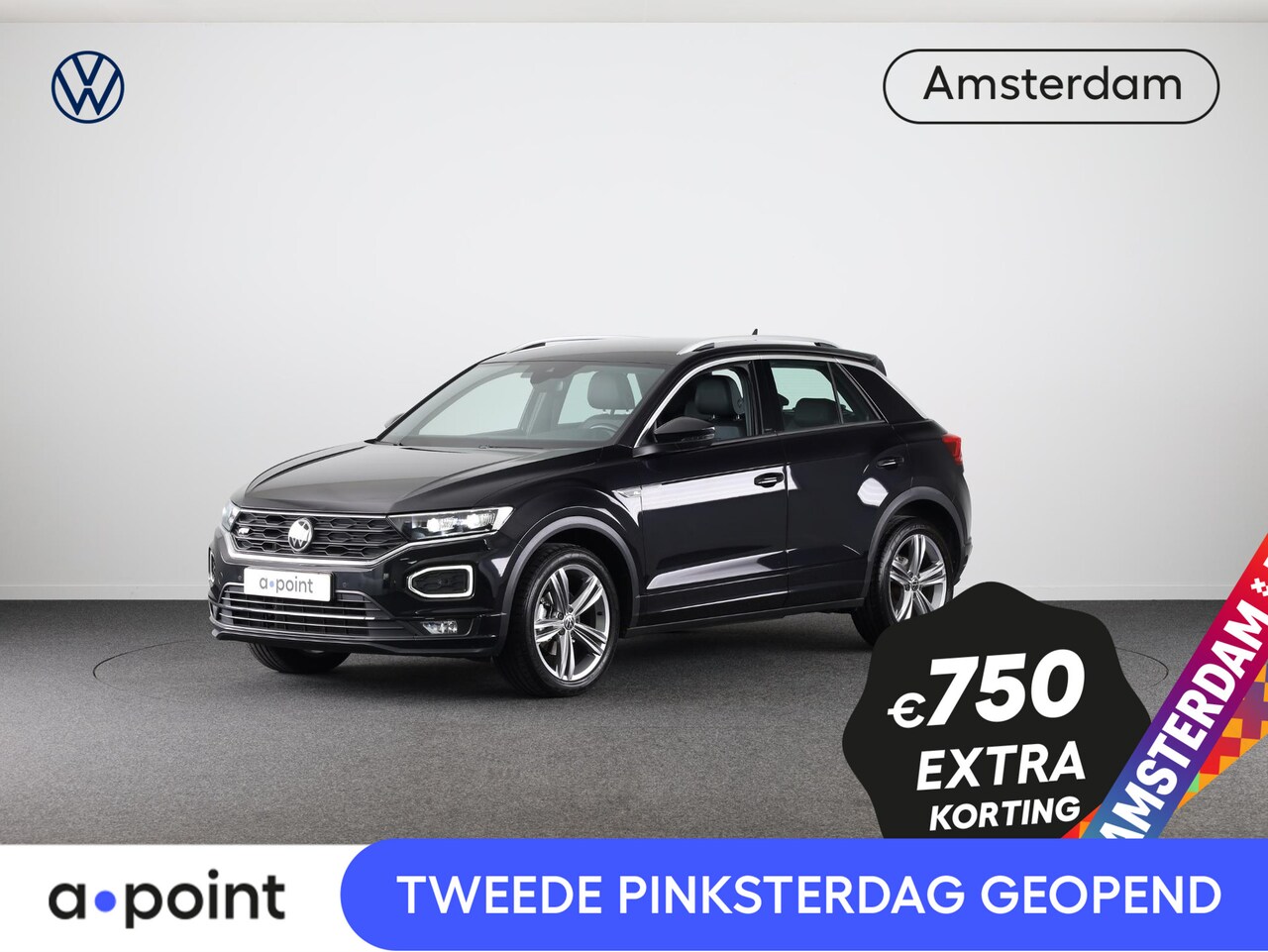 Volkswagen T-Roc - 1.5 TSI Sport 150 PK | Automaat (DSG) | R-Line | Navigatie | Parkeer Sensoren | Digitaal d - AutoWereld.nl