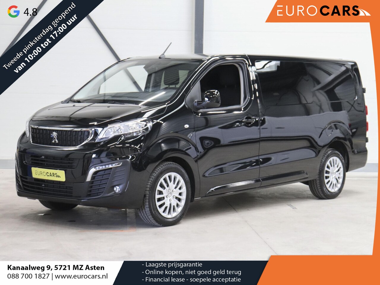 Peugeot Expert - 2.0 180PK Automaat L3H1 Long Dubbele Cabine Trekhaak Cruise control Navigatie Airco Apple - AutoWereld.nl