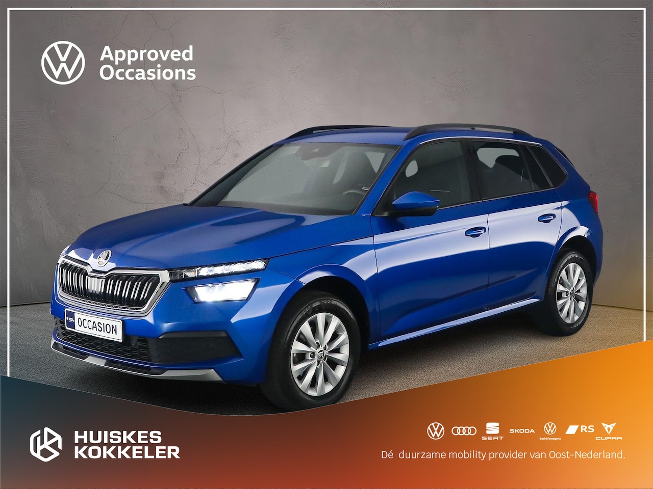 Skoda Kamiq - Ambition 1.0 TSI 110pk Achteruitrijcamera, Cruise control, Airco, Stoelverwarming, Parkeer - AutoWereld.nl