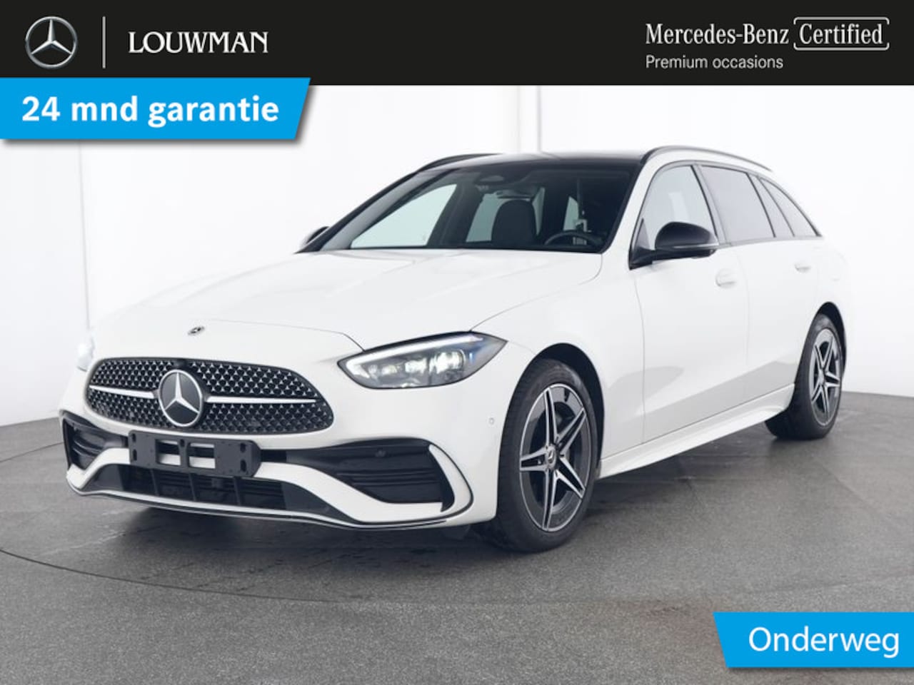 Mercedes-Benz C-klasse Estate - 300 e AMG Line AMG Line | Night Pakket | Trekhaak | Burmester® | Panorama Schuif-Kanteldak - AutoWereld.nl