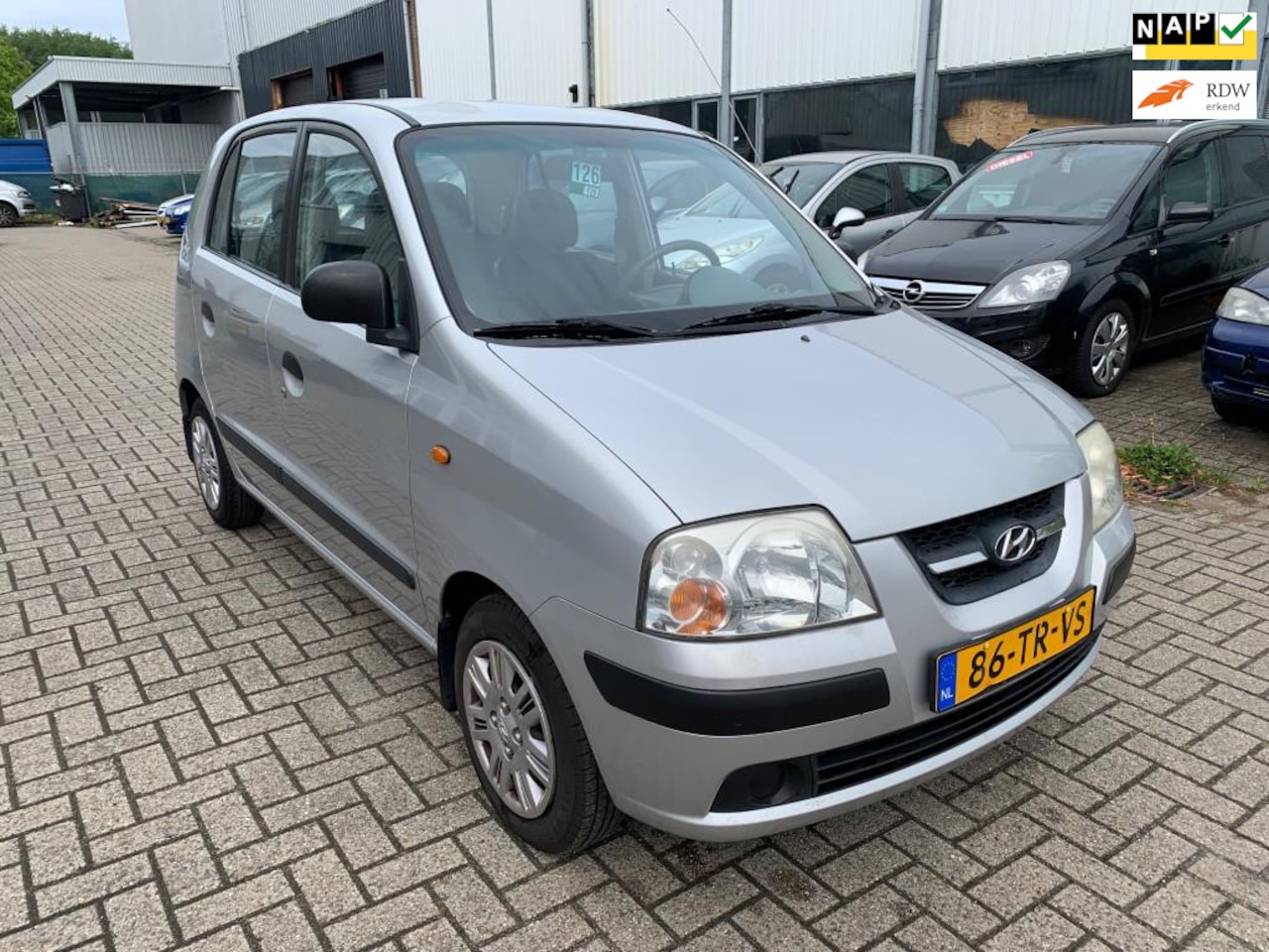 Hyundai Atos - 1.1i Active Young 149xxx Km NAP Elektr Ramen Apk 19-4-2026 Fijne hoge instap auto Rijdt en - AutoWereld.nl
