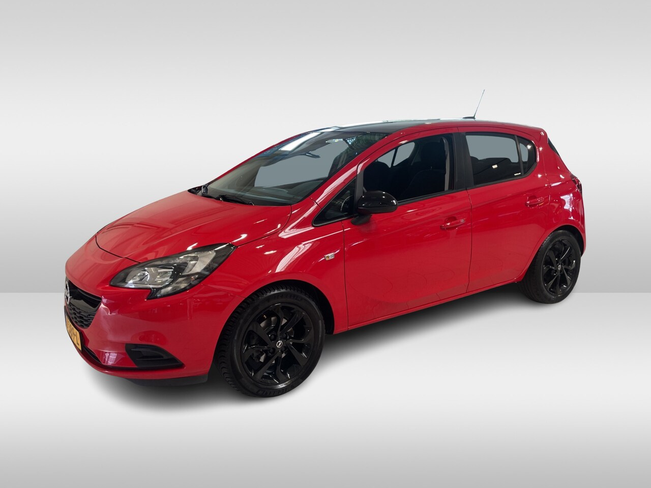 Opel Corsa - 1.4 Black Edition | Navigatie | Licht metalen velgen zwart | Zwart dak | Airco - AutoWereld.nl