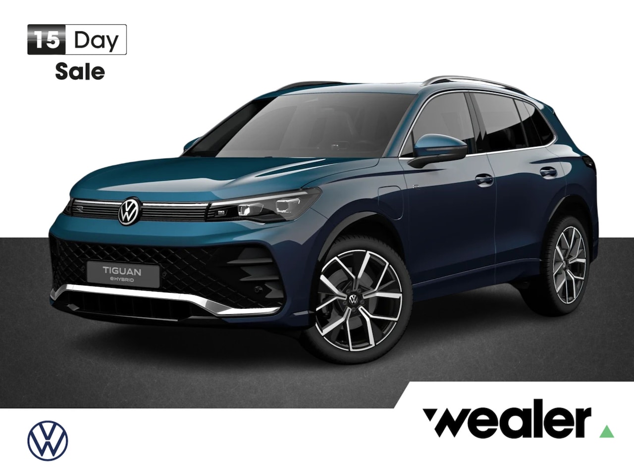 Volkswagen Tiguan - R-Line-Edition 1.5 eHybrid 150 kW / 204 pk DSG | Trekhaak wegklapbaar | Stoel- & stuurwiel - AutoWereld.nl