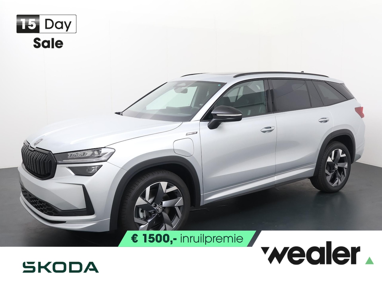 Skoda Kodiaq - Sportline Business 1.5 TSI PHEV 204 pk DSG | Automaat | Panoramadak |19" Lichtmetalen velg - AutoWereld.nl