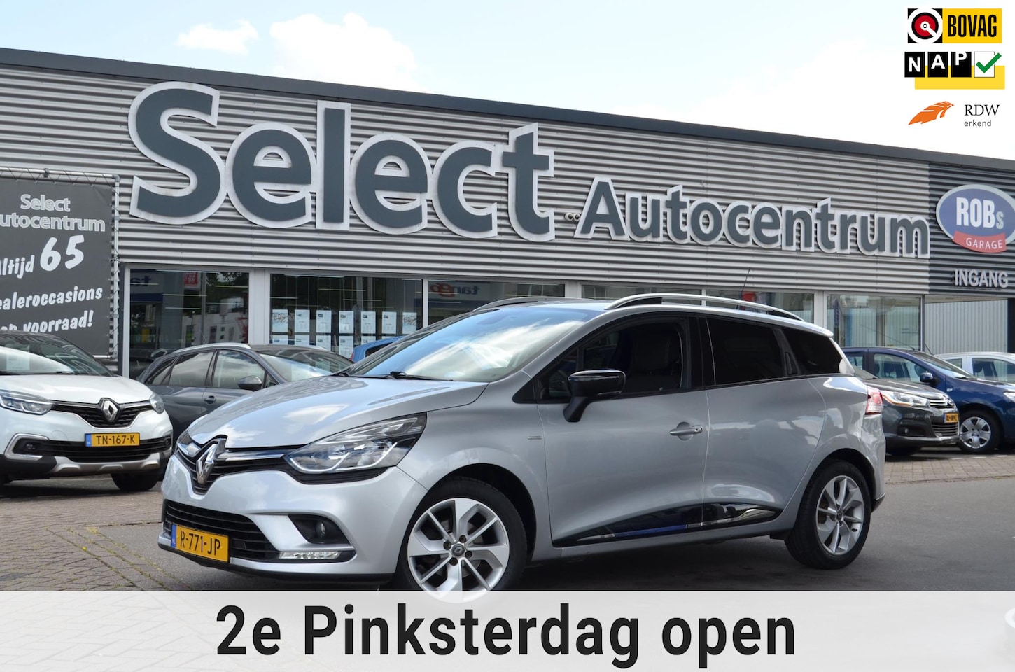 Renault Clio Estate - 1.2 16V|NAVI|CRUISE|TREKHAAK|PARKEERSENSOREN|16"LM VELGEN - AutoWereld.nl