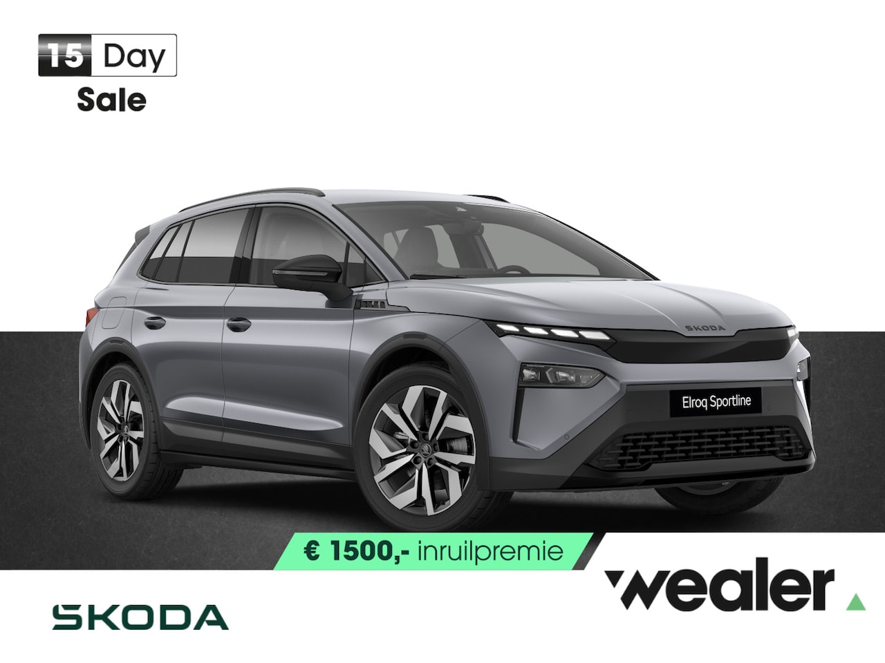 Skoda Elroq - 60 Sportline 204 PK | Trekhaak | Led-Matrix verlichting | Winterpakket | Apple Carplay/And - AutoWereld.nl