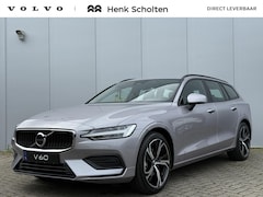 Volvo V60 - B4 Essential Edition, *DIRECT LEVERBAAR* Aurora Silver Metallic, Moritz Leder Charcoal, Dr